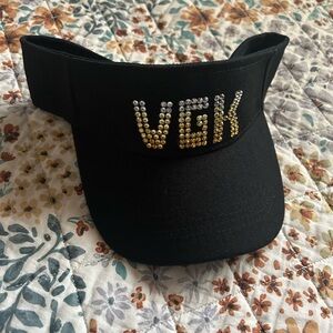 VGK Black Visor with HOMBRE’ bling